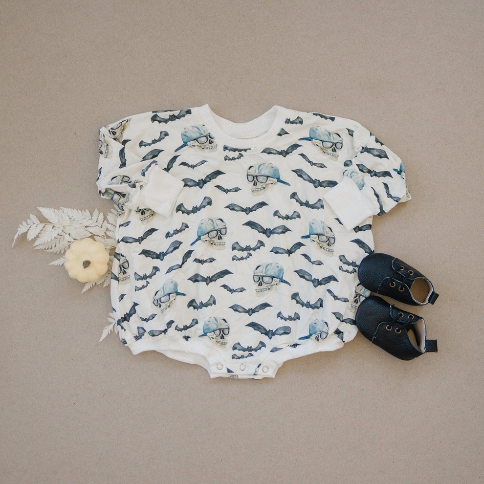 Spooky Bro Bamboo Bubble Romper
