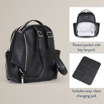 Diaper Bag Backpack Mini Plus - Black