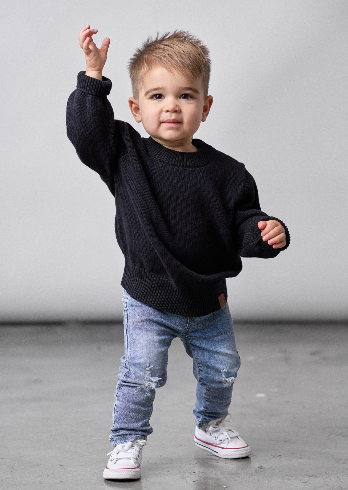 Light Wash Distressed Denim Jean