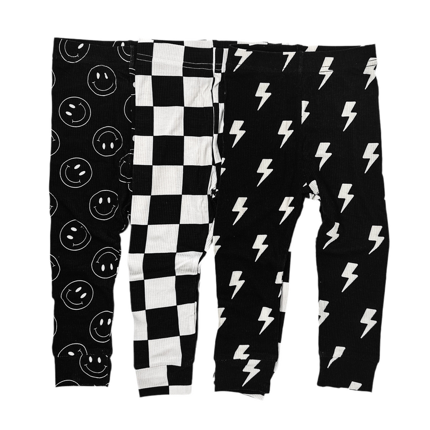 Everyday Bamboo Leggings - Jagger (Lightning Bolt)