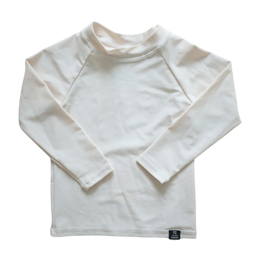 Little Surfer Dude Rashguard - Off White