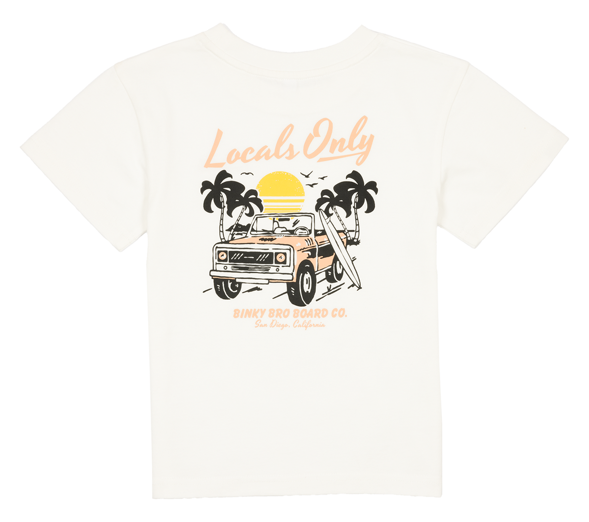Locals Only Truck T-Shirt - White