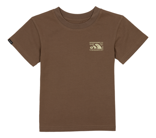 Surf Shop Fins T-Shirt (Brown)