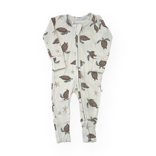 Sea Turtle Bamboo Convertible Footie Pajama