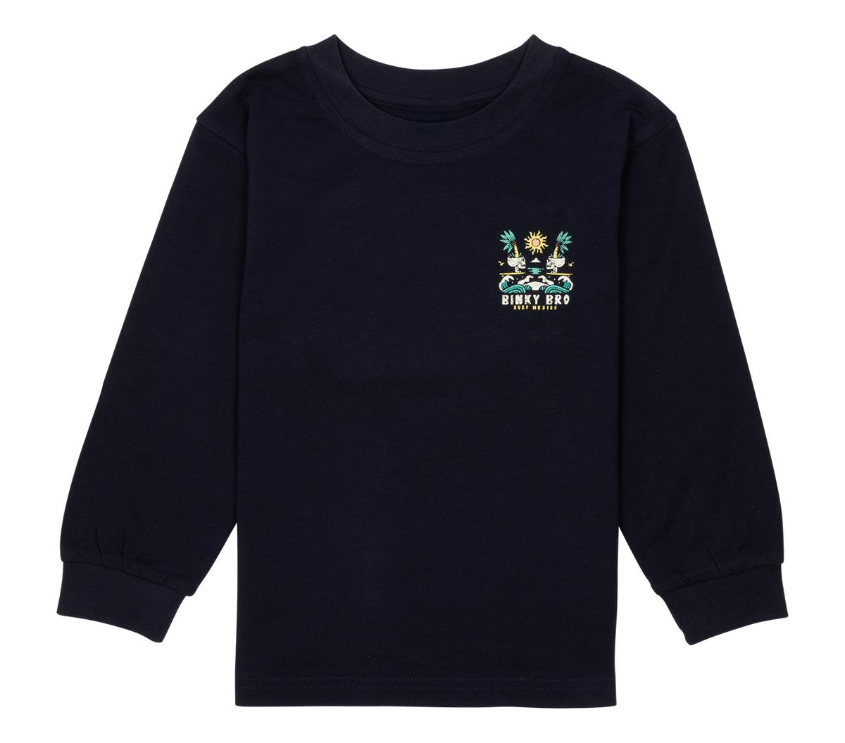 Chickens Graphic Long Sleeve - Black