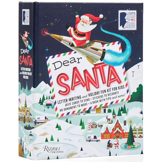 Dear Santa: Letter-Writing and Holiday Fun Kit for Kids, (Hardcover)
