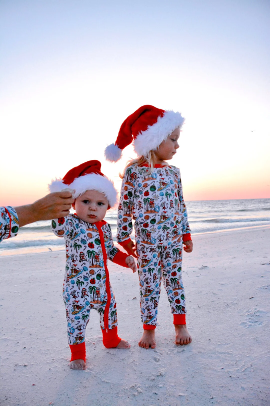 Jolly Waves Bamboo Zippy Pajama