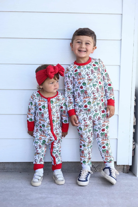 Jolly Waves Bamboo Toddler 2pc Pajama Set