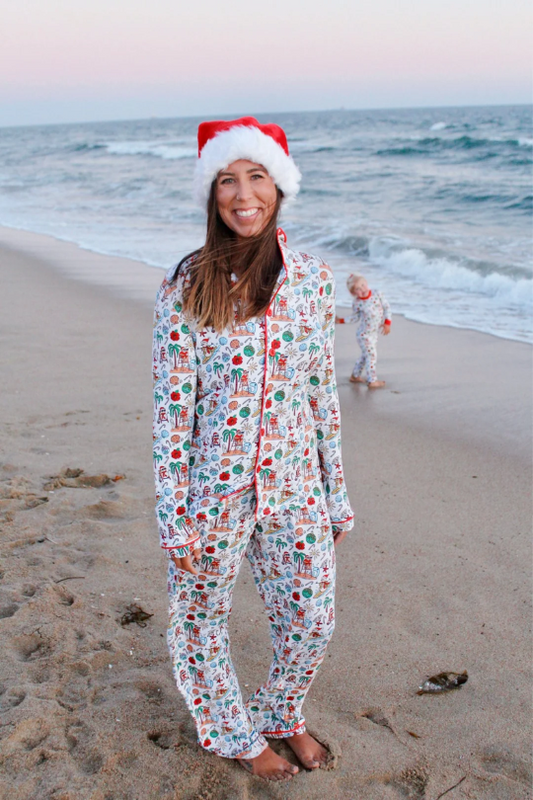 Jolly Waves Women's Bamboo Pajama Set