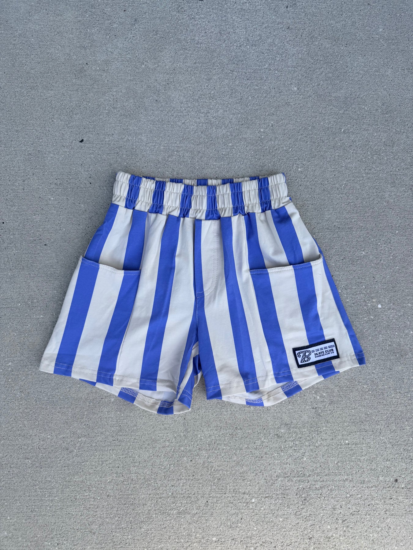 Blue Stripe Shorts