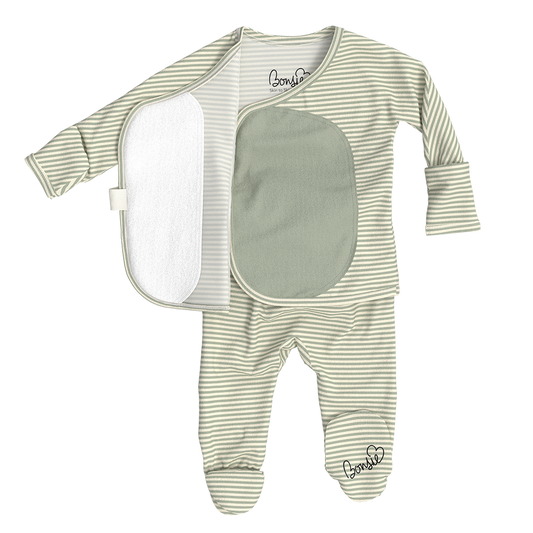 Skin-to-Skin Footie- Mint Twist