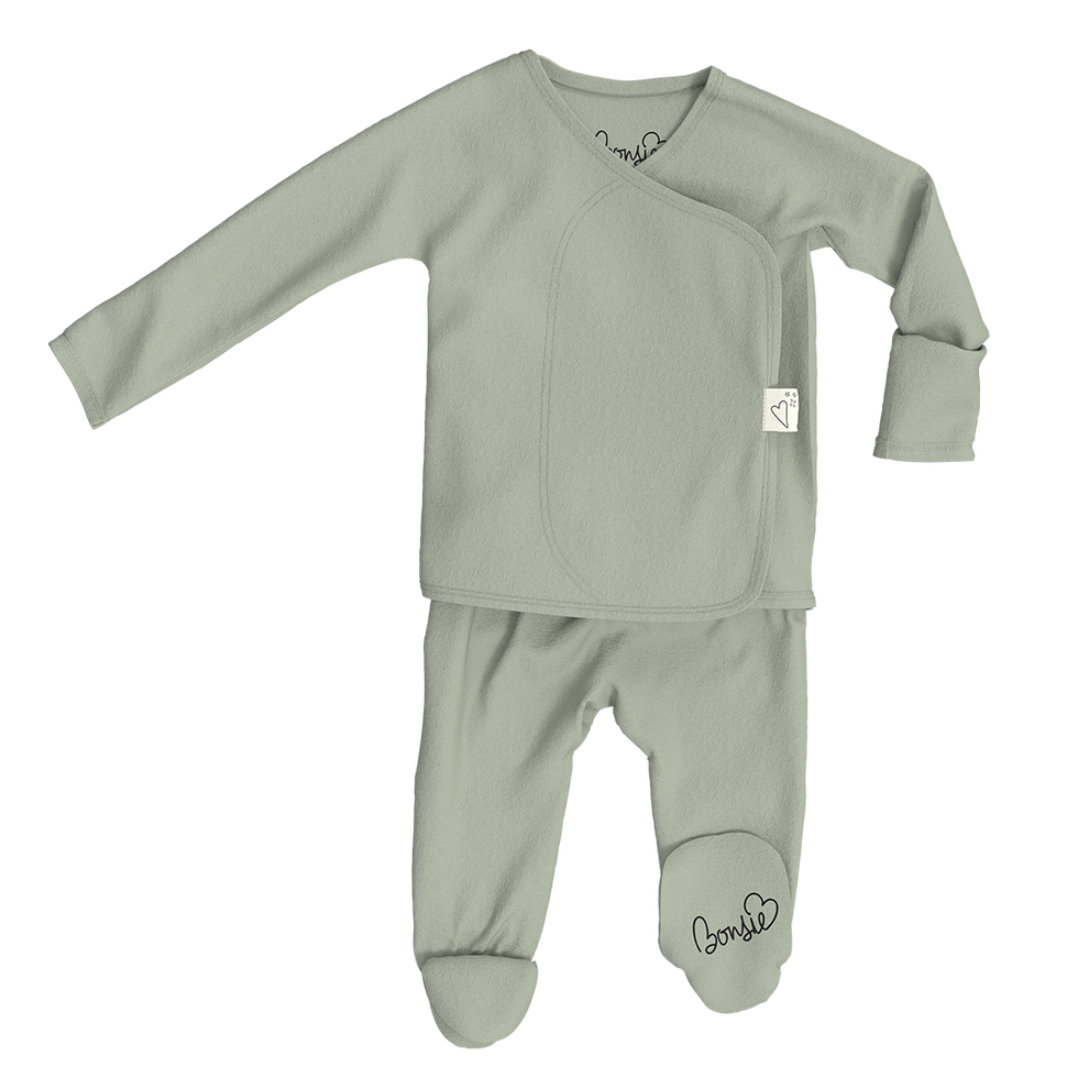 Skin-to-Skin Footie- Avocado