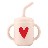 Valentines Day Heart Silicone Sippy Cup