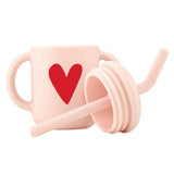 Valentines Day Heart Silicone Sippy Cup