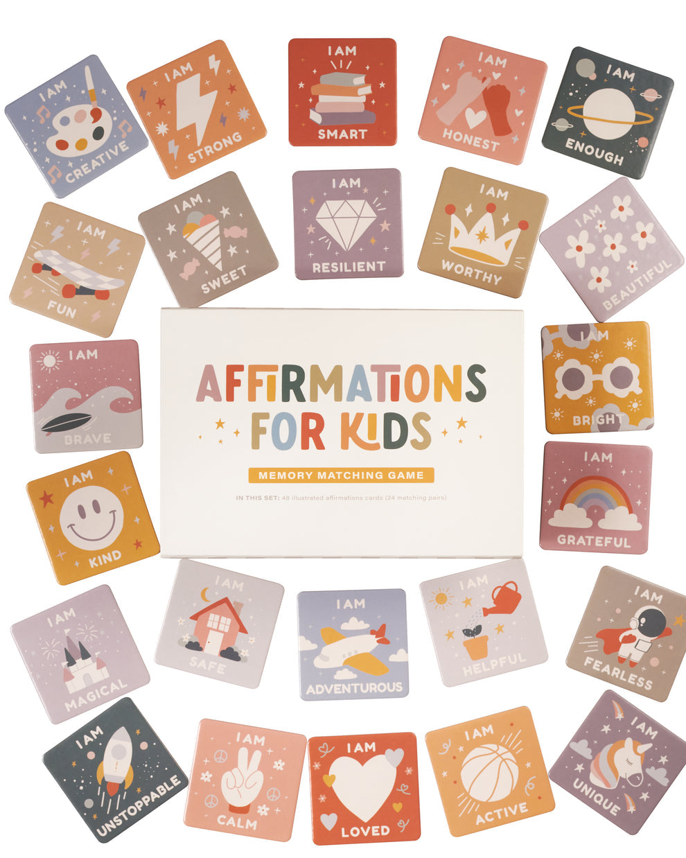 Affirmations For Kids- Memory Matching Game
