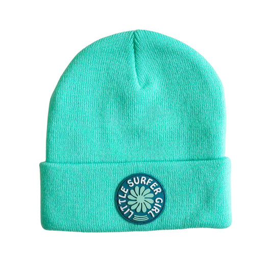 Little Surfer Girl Beanie - Green