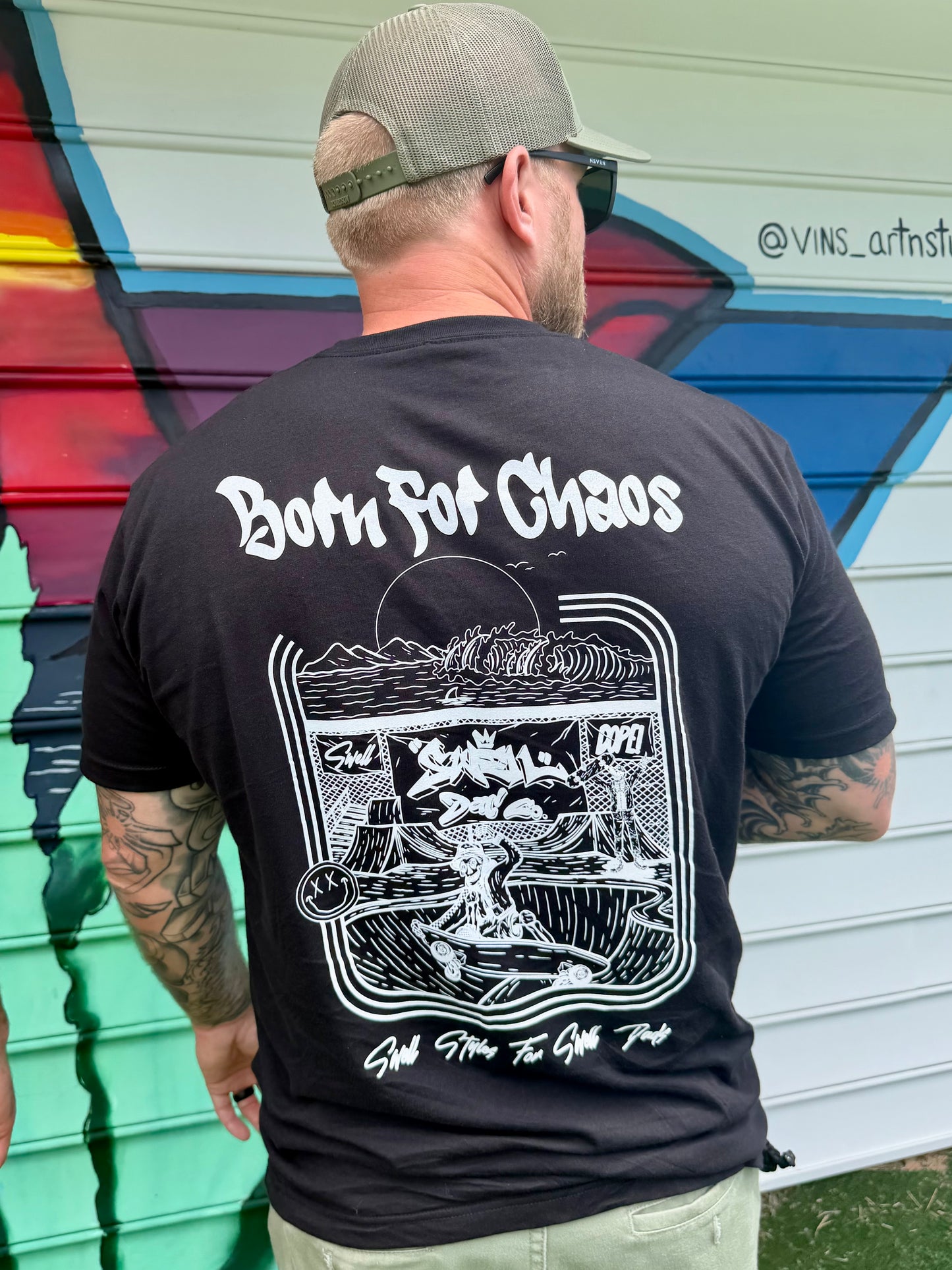 Born For Chaos Swell Dad Co Tee