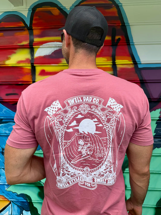 Ride The Wave Together Swell Dad Co Tee