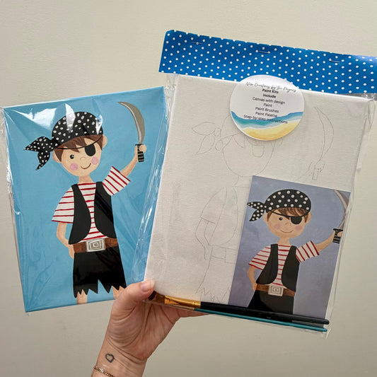 Pirate Canvas Paint Kit