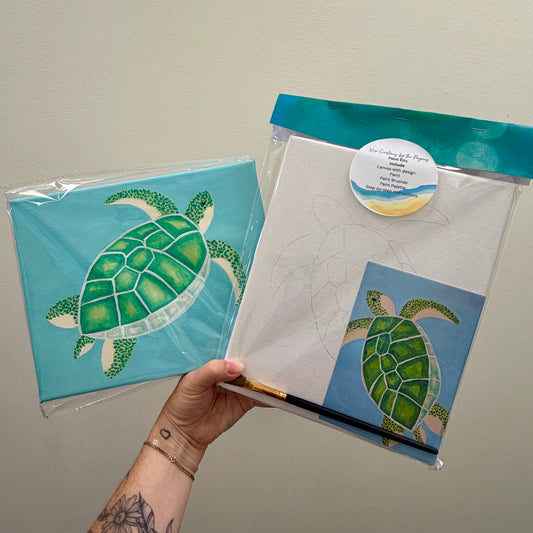 Sea Turtle Canvas Paint Kit