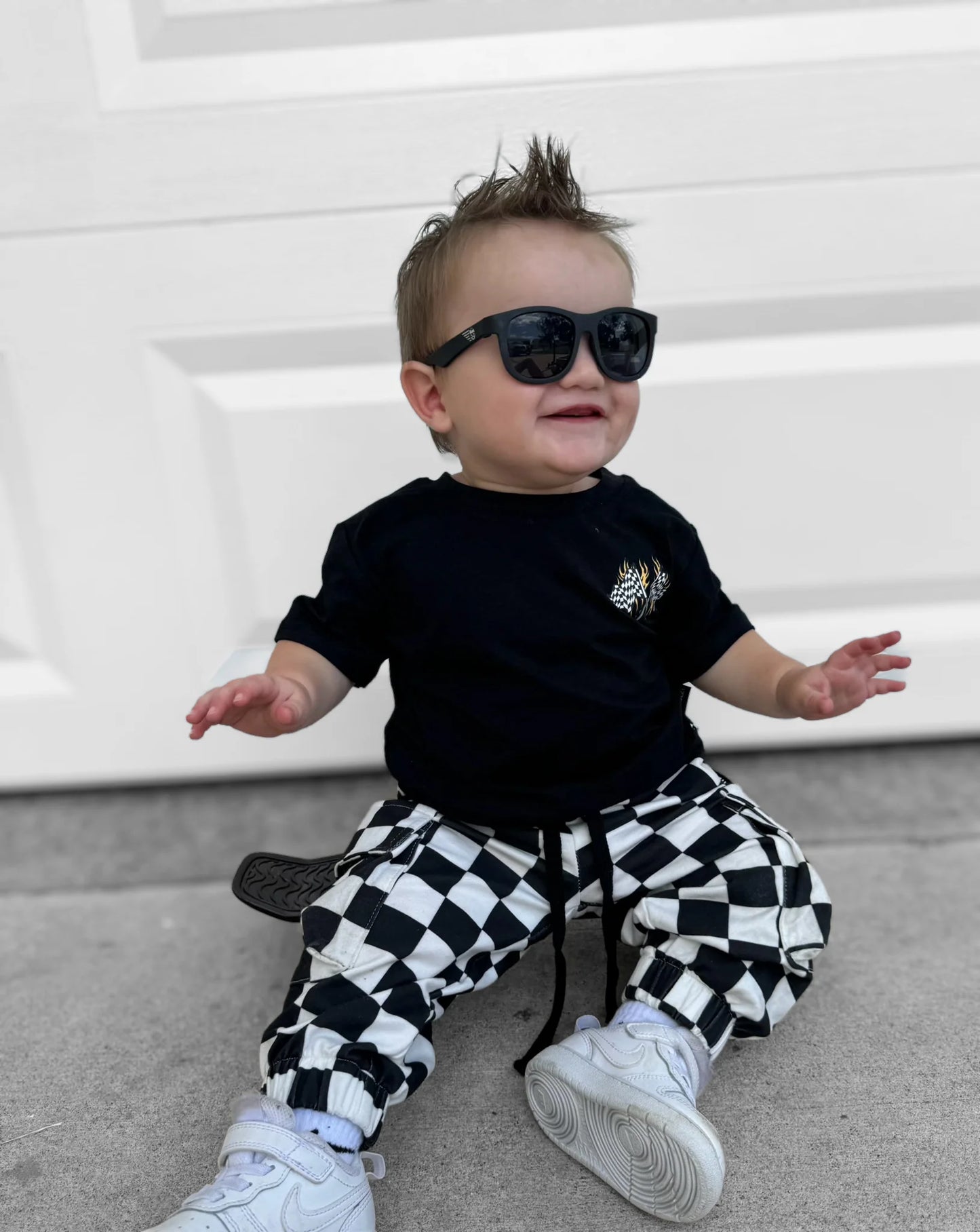 Checkered Chaser Bamboo T-Shirt