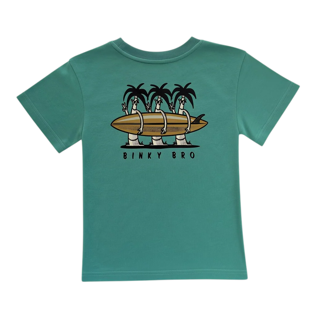 Peace & Palms Graphic Tee - Sage