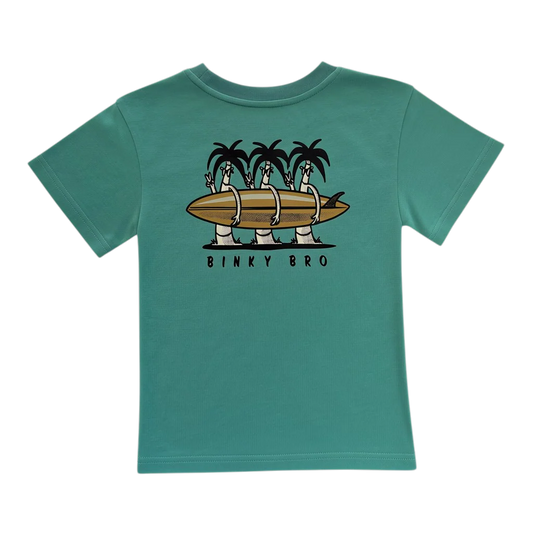 Peace & Palms Graphic Tee - Sage