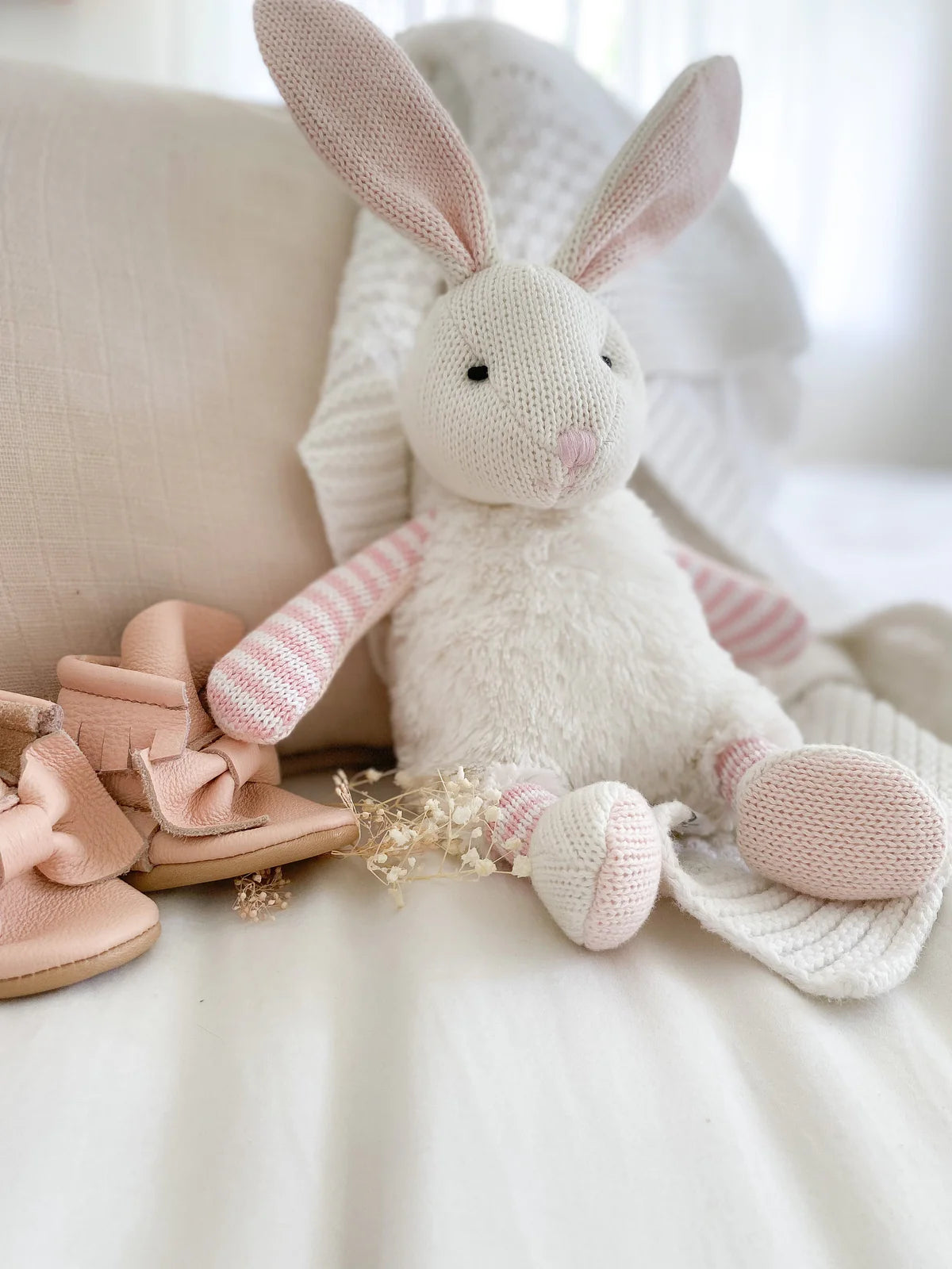 Floppy Bunny - Pink / Blue