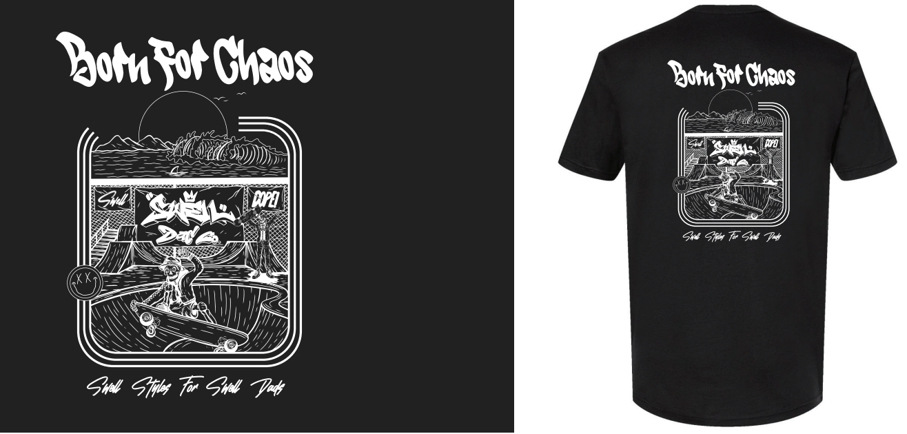 Born For Chaos Swell Dad Co Tee