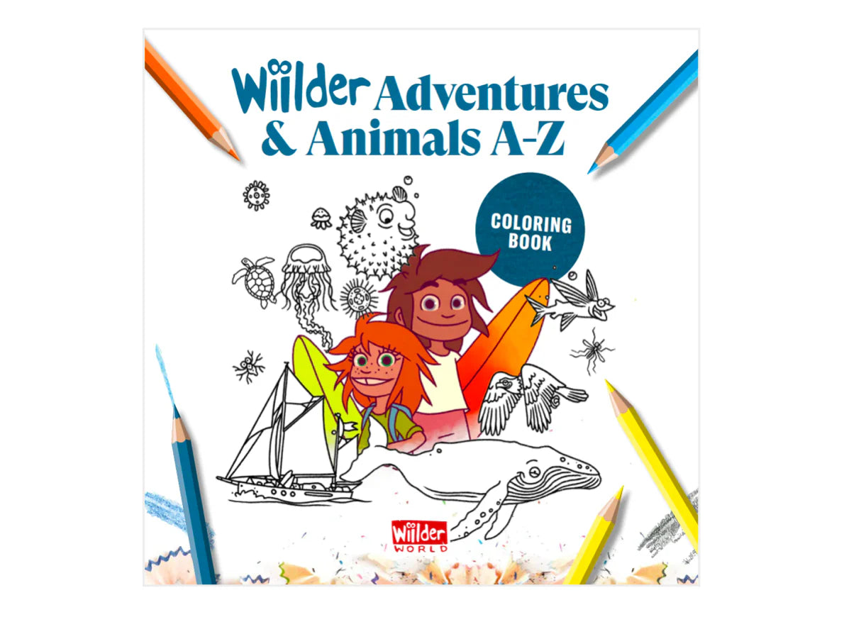 Wiilder Adventures and Animals A-Z: Coloring book
