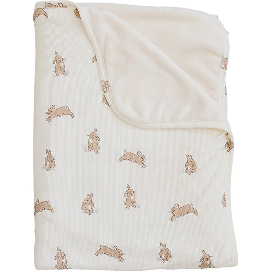Bunny Ribbed Bamboo Fleece Quilt