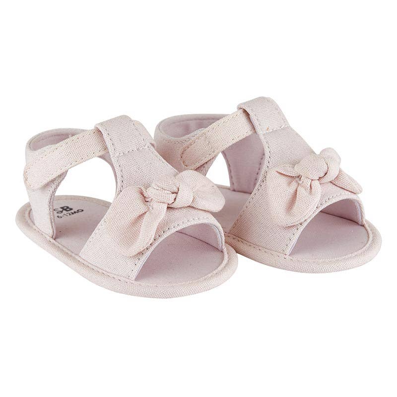 Pink Bow Sandals | Baby Girl (6-12m)
