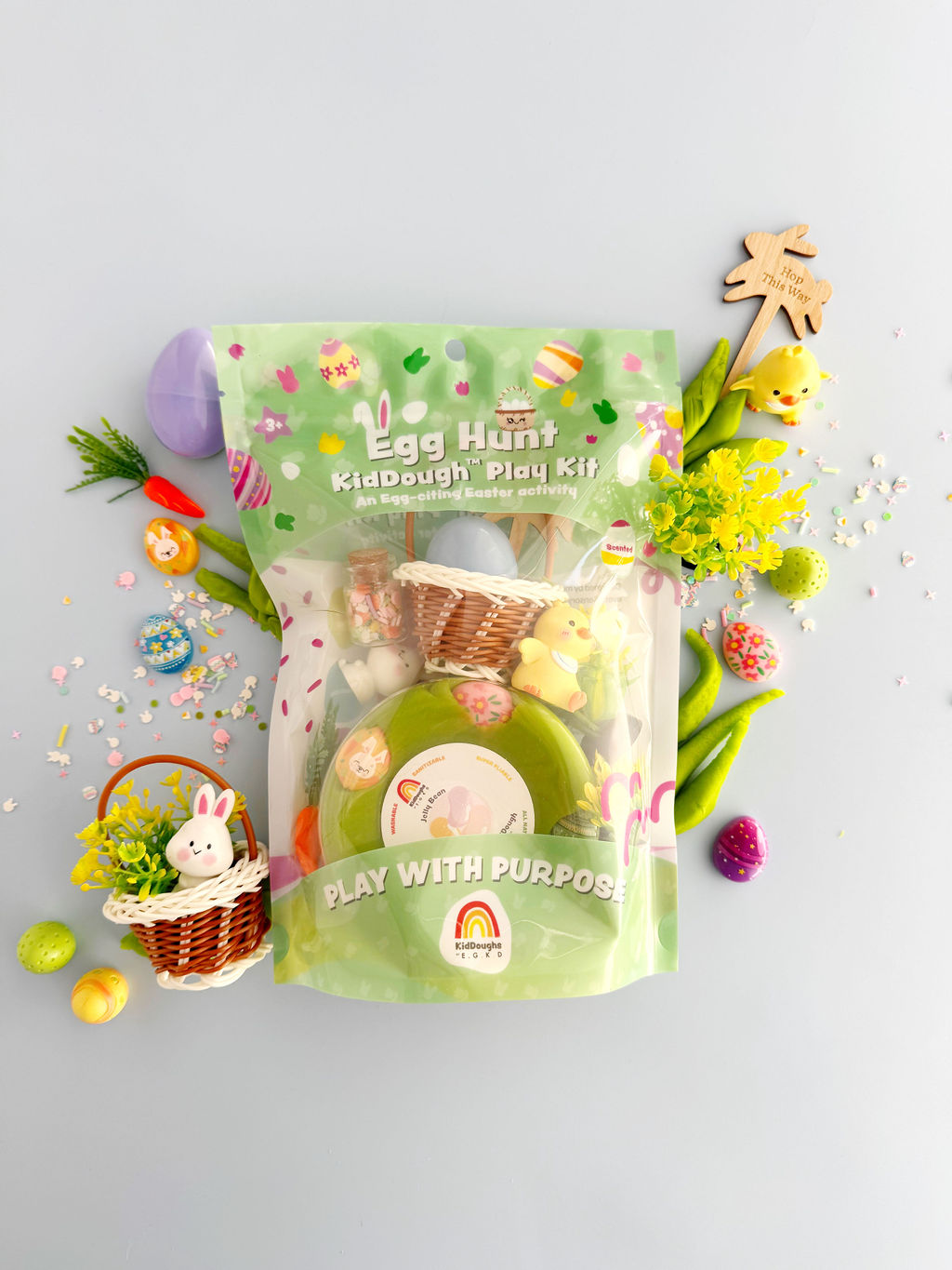 Egg Hunt Kiddough Play Kit