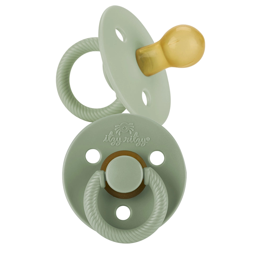 Itzy Soother Natural Rubber Pacifier Set