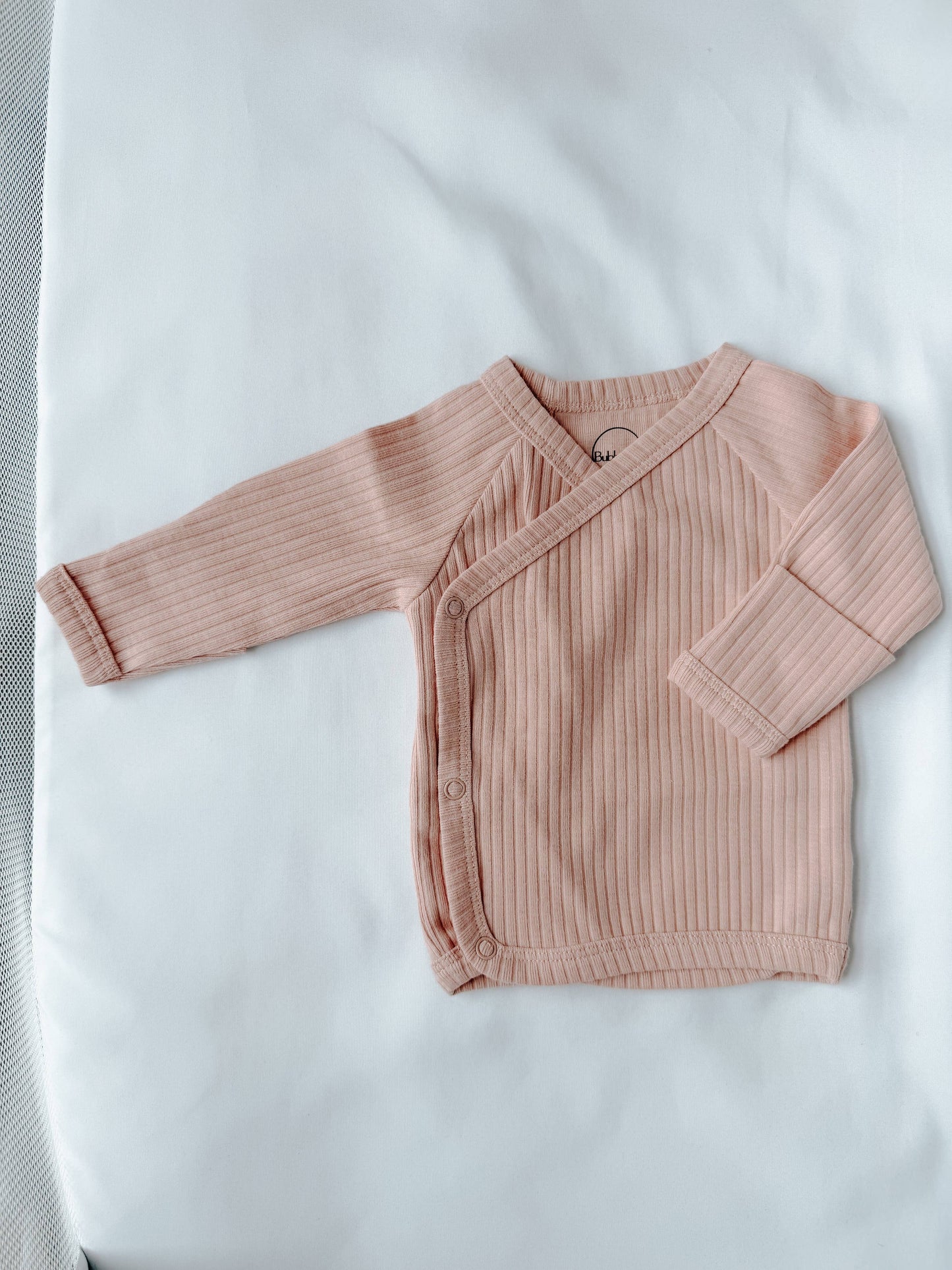 Organic Newborn Going Home Ribbed Set - Blush