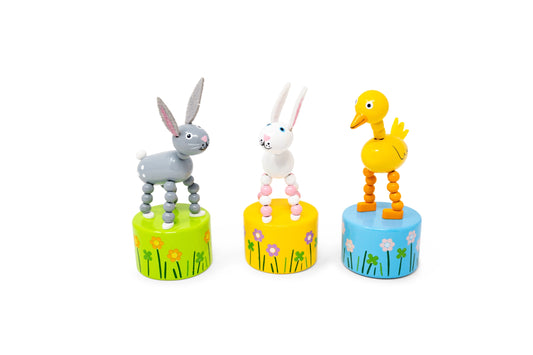 HOLIDAY - Duck & Bunny Push Puppet
