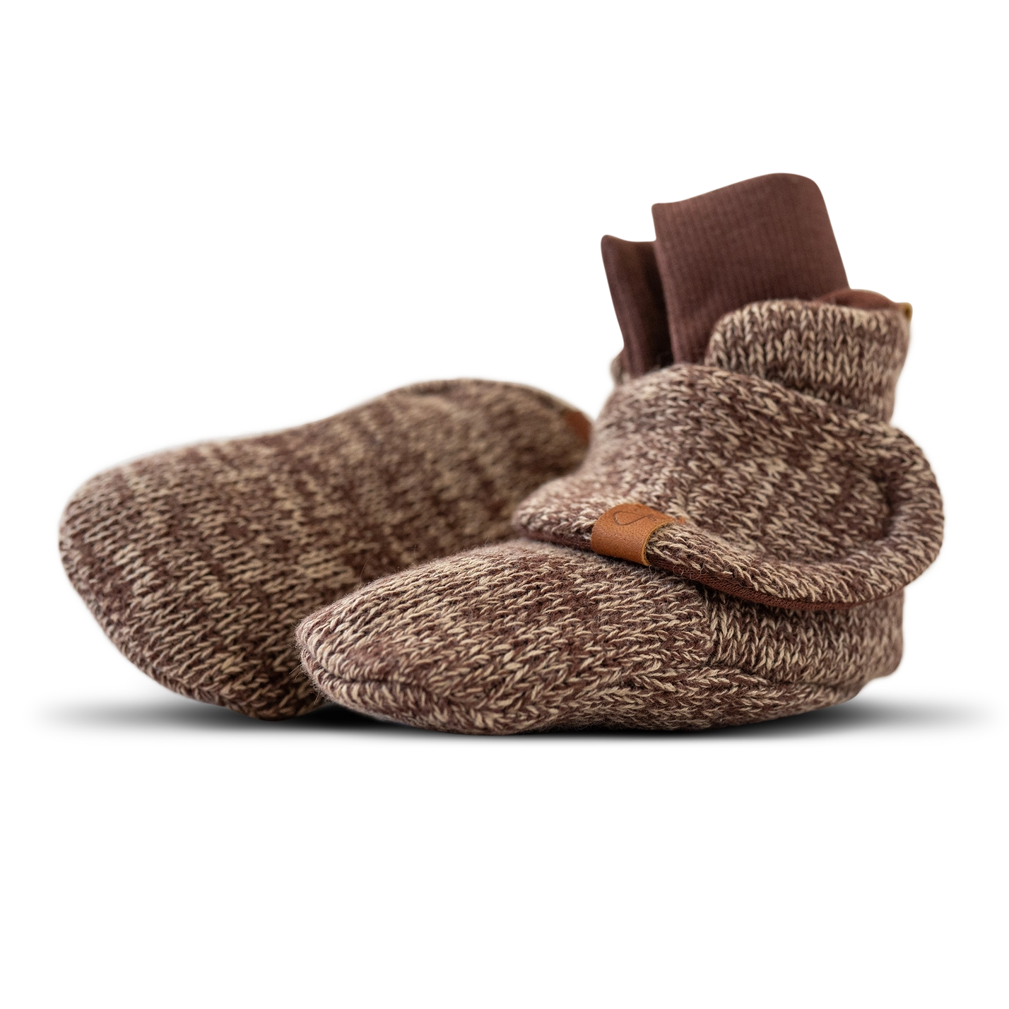 Stay On Baby Boots - Bark Knit