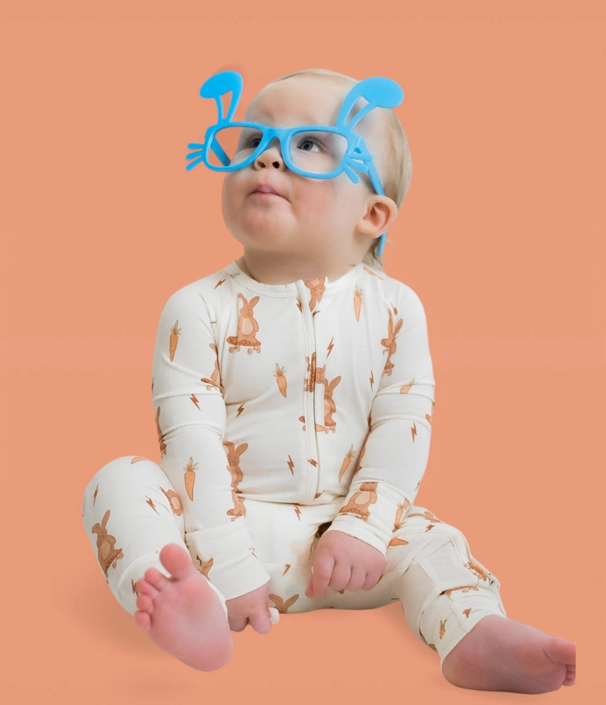 Rollin' Rabbits Dream PJ Romper
