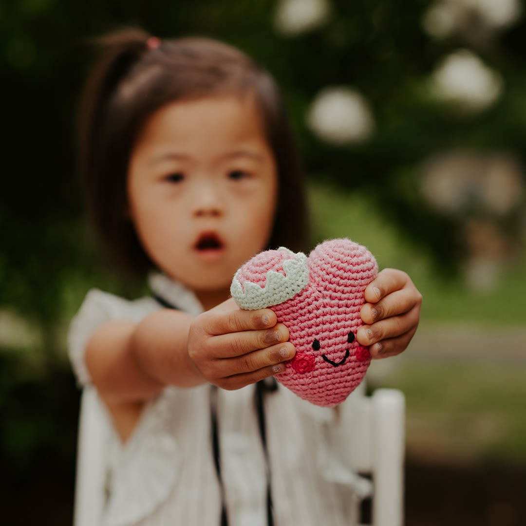 Crochet Heart Rattle