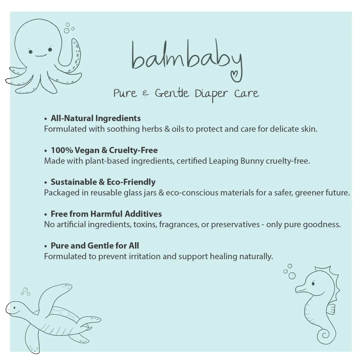 Natural Diaper Balm and All Purpose Skin Aid - Eco Stick