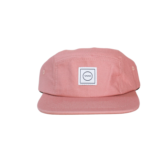 Blush Cotton 5-Panel Hat
