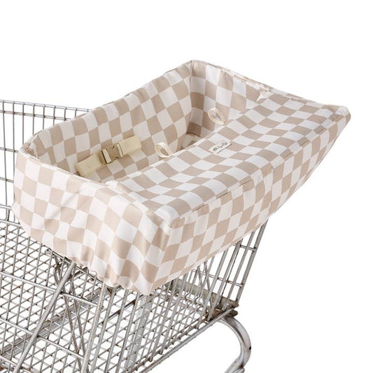 Checkerboard Itzy Shopping Cart Cover