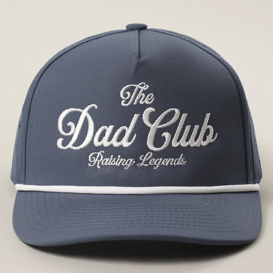 The Dad Club Embroidered Trucker Hat - Navy
