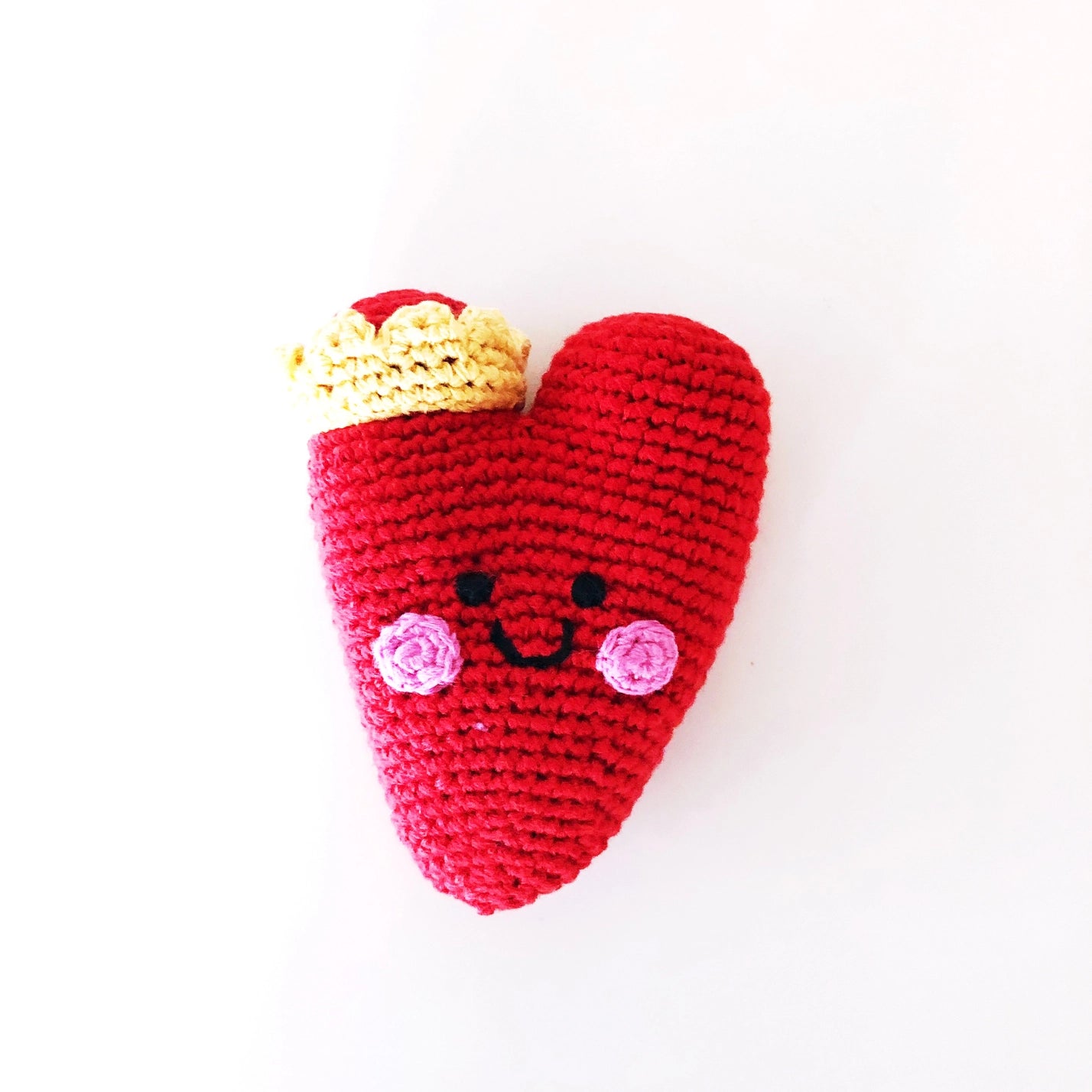 Crochet Heart Rattle