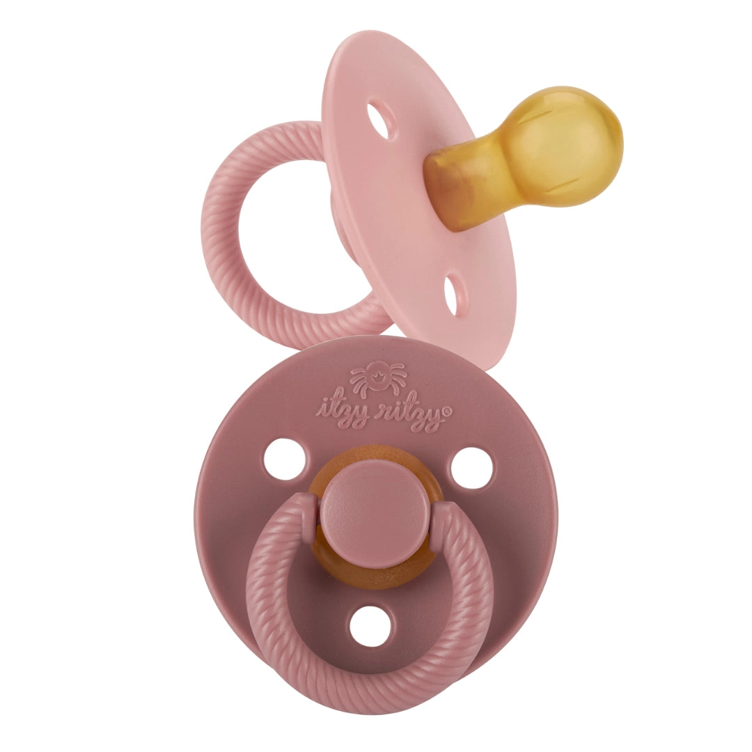 Itzy Soother Natural Rubber Pacifier Set