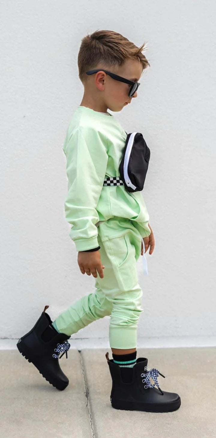 SALE - Ella Neon Joggers - Lime