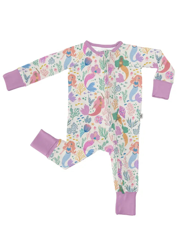 Mermaid Magic Bamboo Zip Pajama