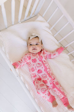 Eat Your Heart Out Zippy Bamboo Pajamas