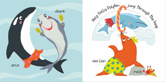 Slide and Peek - In the Ocean Interactive Board Book